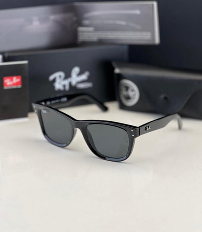 LS RV041 GLOSSY BLACK WAYFARER
